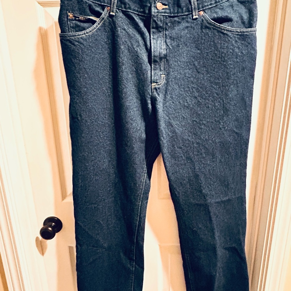 Lee Mens Jeans Size 42x30 Blue Denim